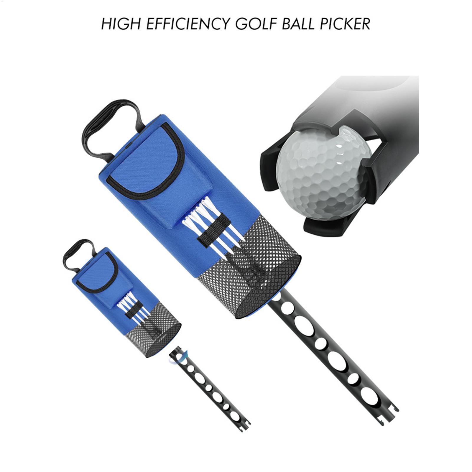 Golf Bag - シャガーバッグ ゴルフボール用 取り外し可能な高耐久ナイロン布製収納袋 70個のボールを収納可能 ポケットシャガー 男性、女性、プロ向け