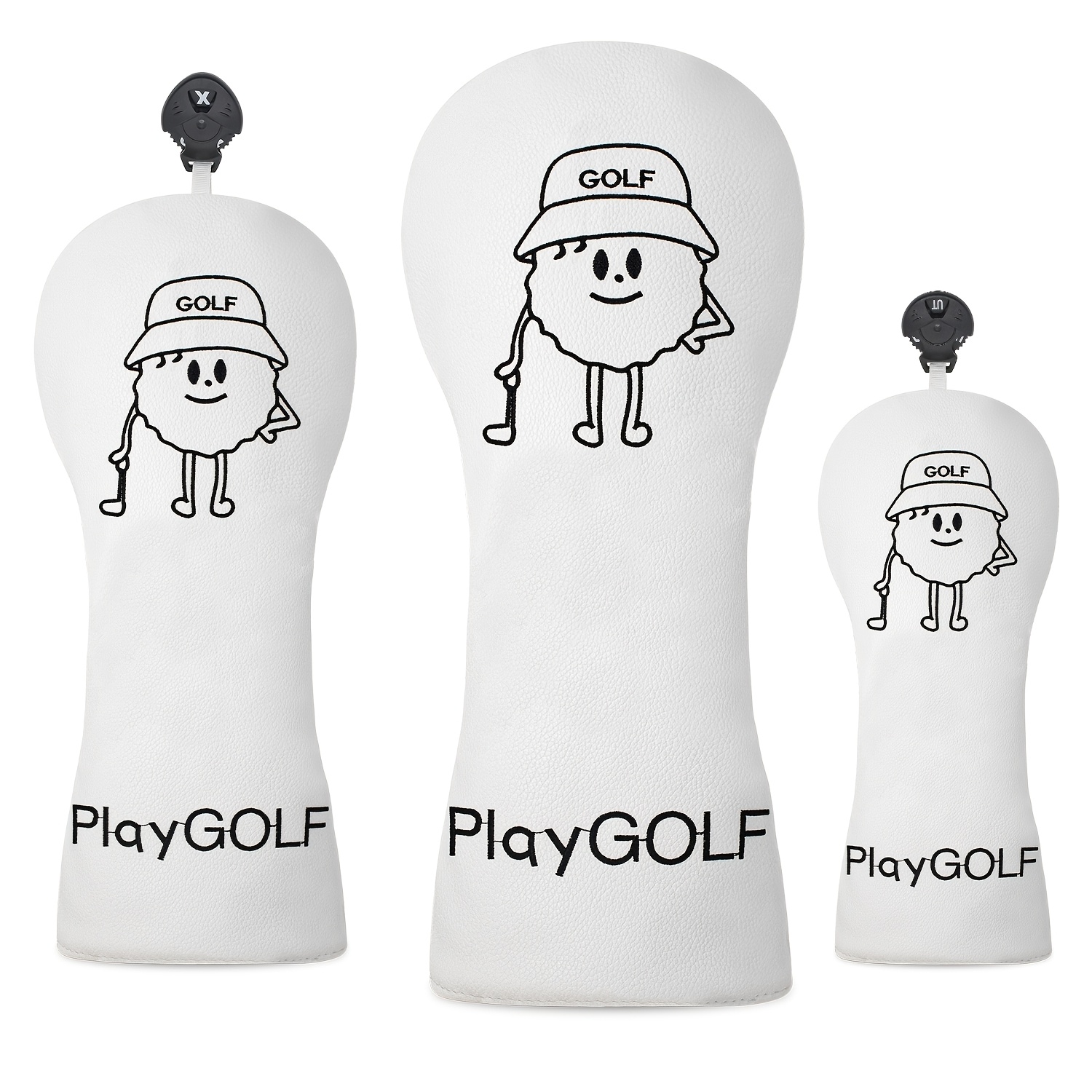 Golf Driver - The Ordinary Person Playing Golf デザインスタイルゴルフクラブカバー