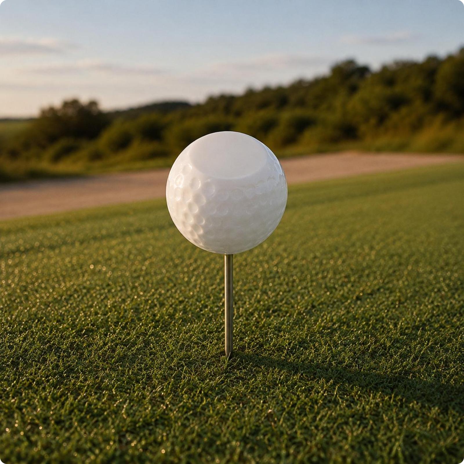 Golf Tees - コースティーリングスターター ゴルフボール形状マーカー 光沢仕上げ ABS ステンレススチール ゴルフセットアップ用