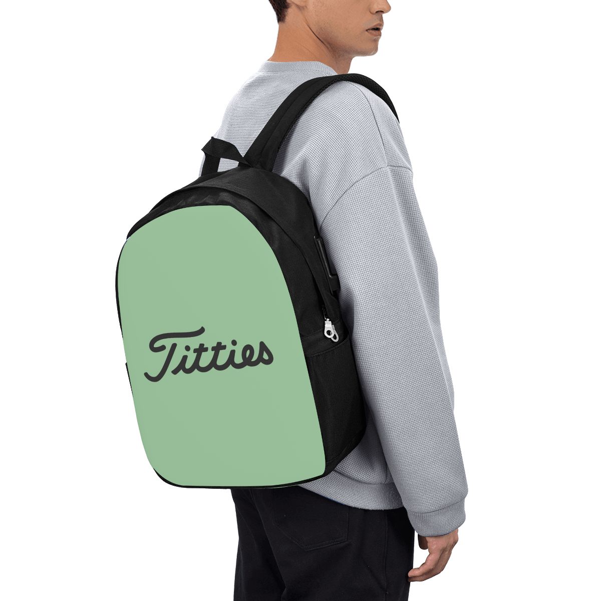 Golf Bag - Titties ゴルフボールバックパック旅行ノートブックバッグコンピュータ大学生スクールバッグラップトップショルダーバッグ男性用女性用