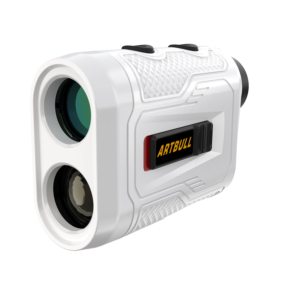 Golf Rangefinder - 7つのモード搭載、マグネット式傾斜調整、フラッグロック、振動機能付き、650/1000mレーザーゴルフ距離計（充電式）