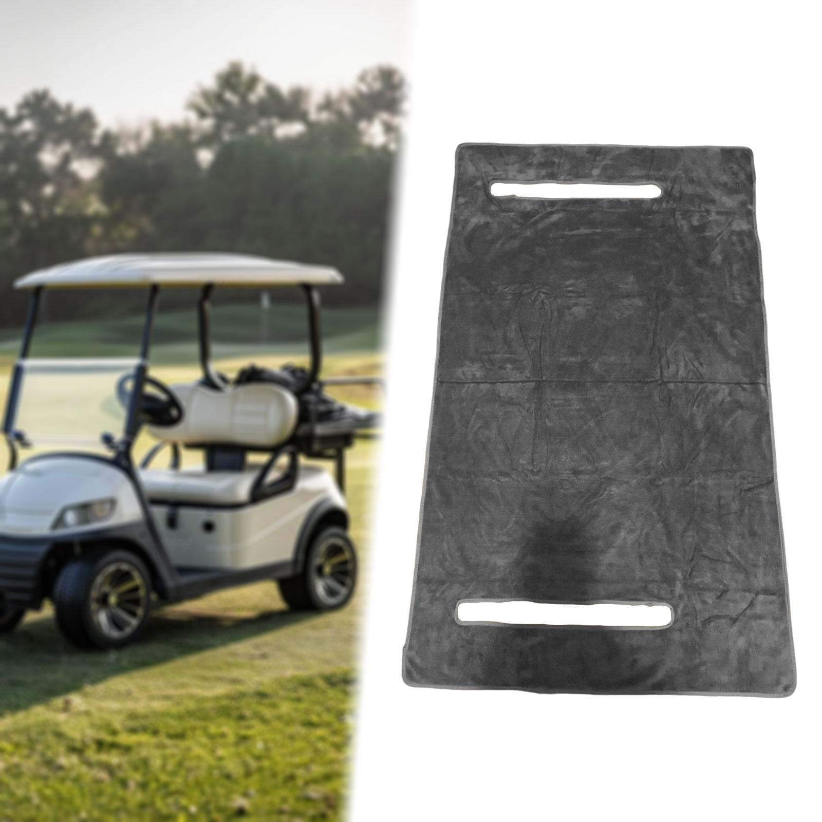 Golf Towel - ゴルフカート用シートカバー、冬用の暖かいタオルブランケット、クラブ用、2人乗りカート用、ゴルフ用品、アクセサリー。