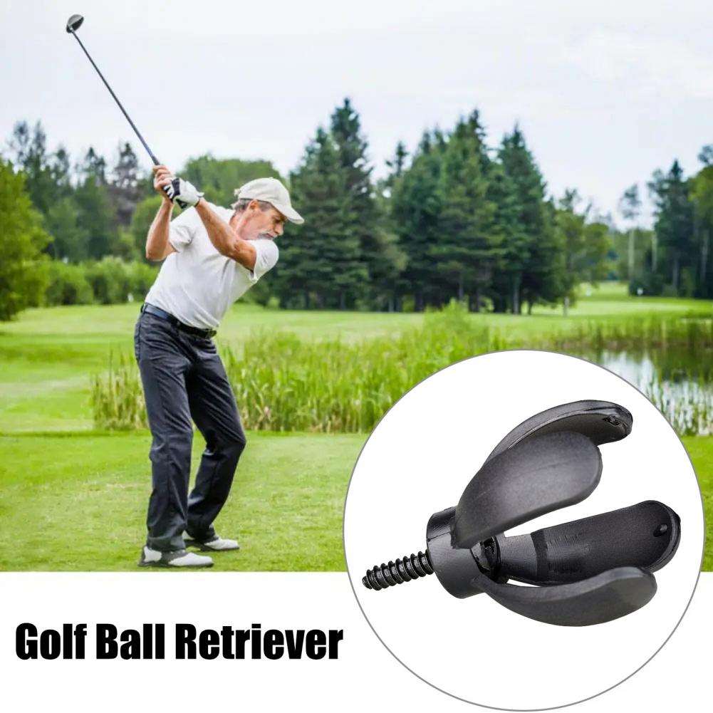 Golf Putter - ミニペタルゴルフボールレトリバー、4プロングゴルフボールグラバーピッカーパターグリップゴルフボールサッカーピックアップツール（ネジ付き）