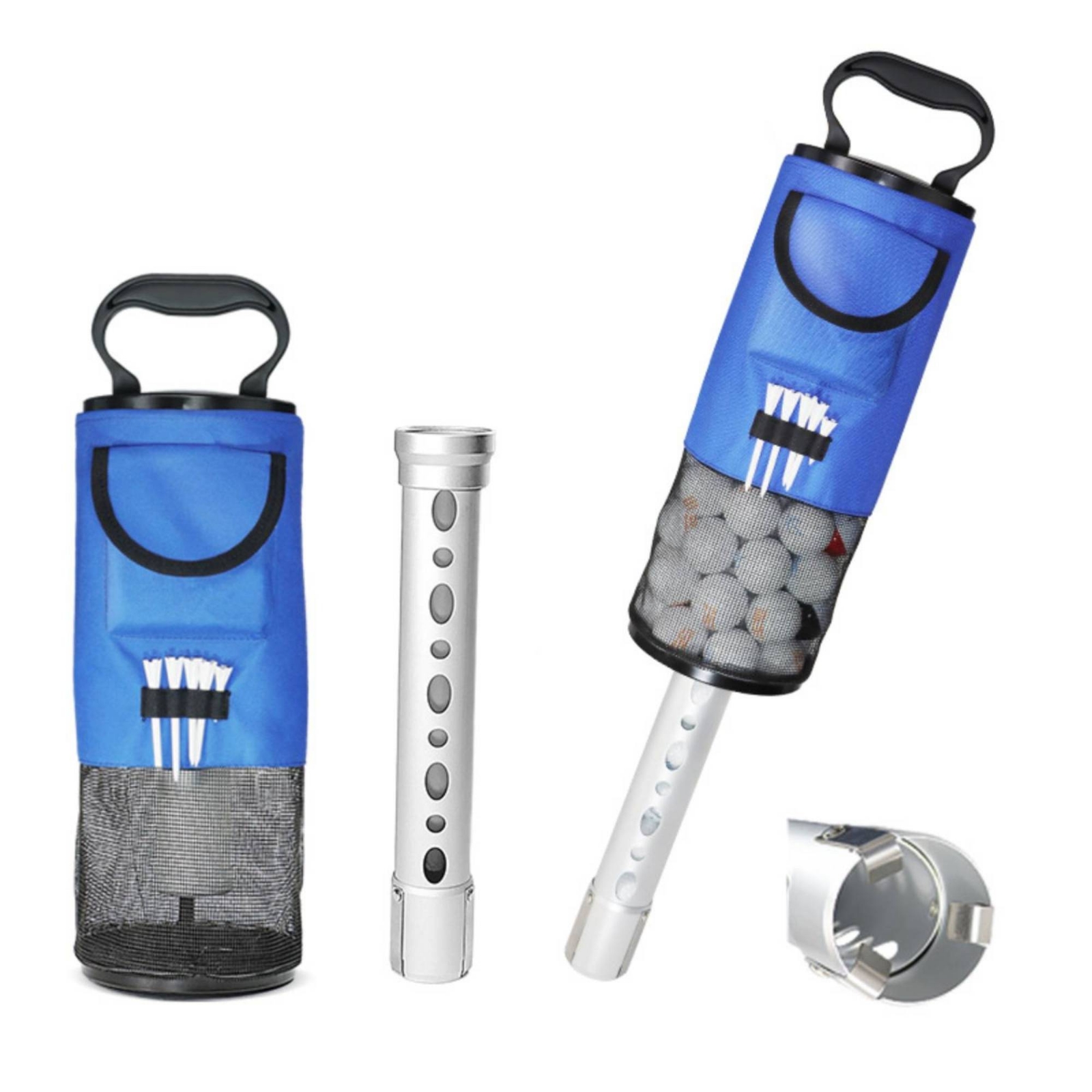ゴルフボール回収用具（回収バッグ付き）。軽量で、アルミニウム - Golf Bag のレビューと価格