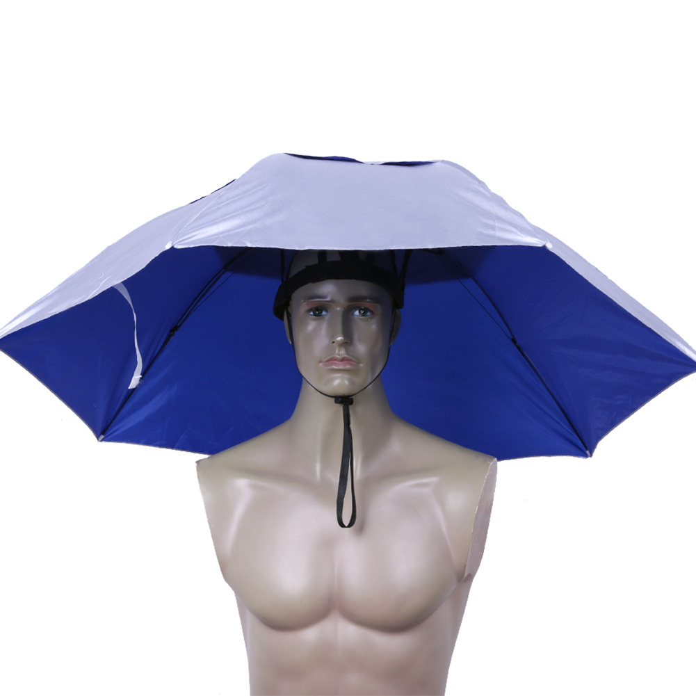 折りたたみ式ヘッド傘帽子 雨よけキャップ ゴルフ アウトドア - Golf Umbrella のレビューと価格