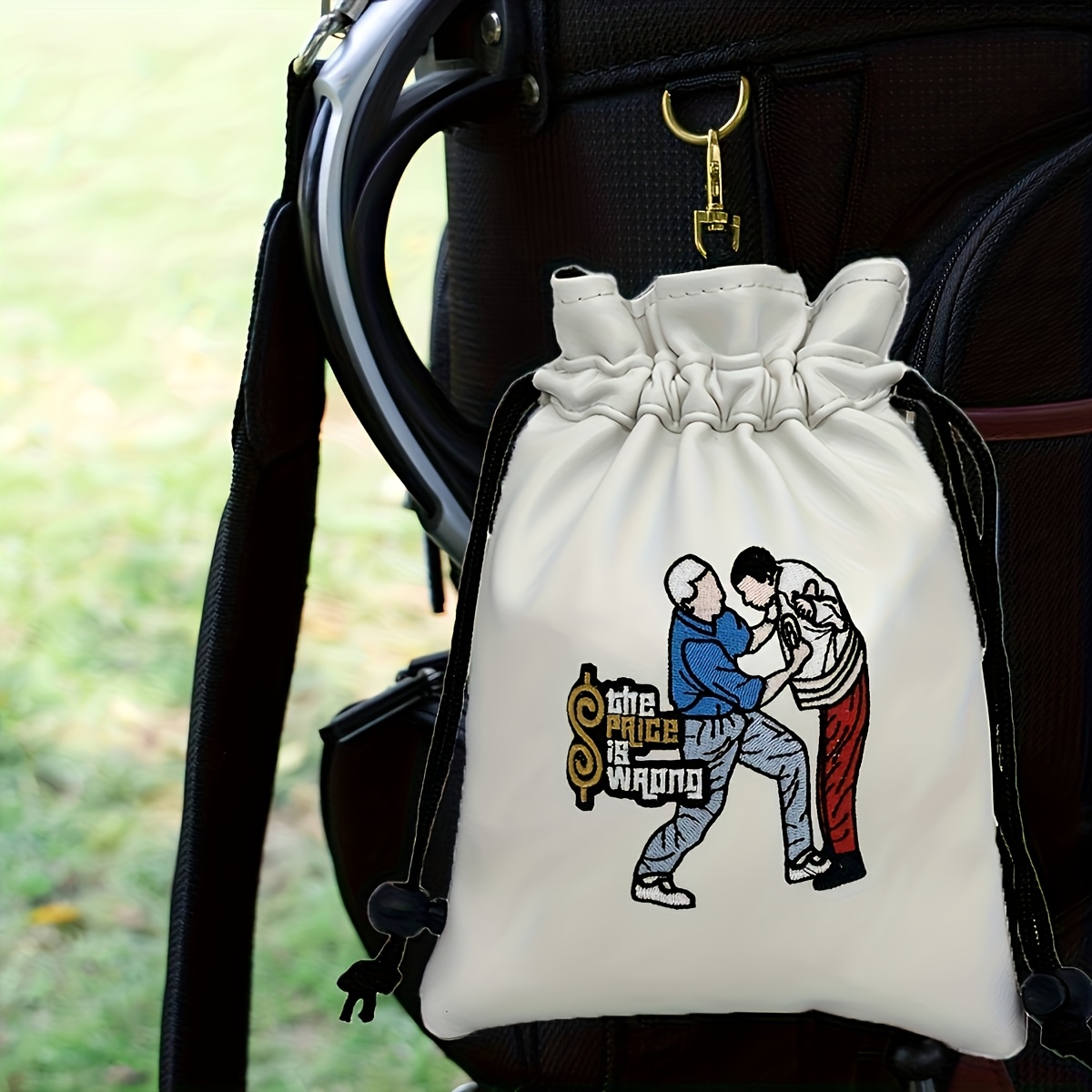 ゴルフ貴重品バッグ1個、巾着式で密封されています。 この携帯 - Golf Bag のレビューと価格