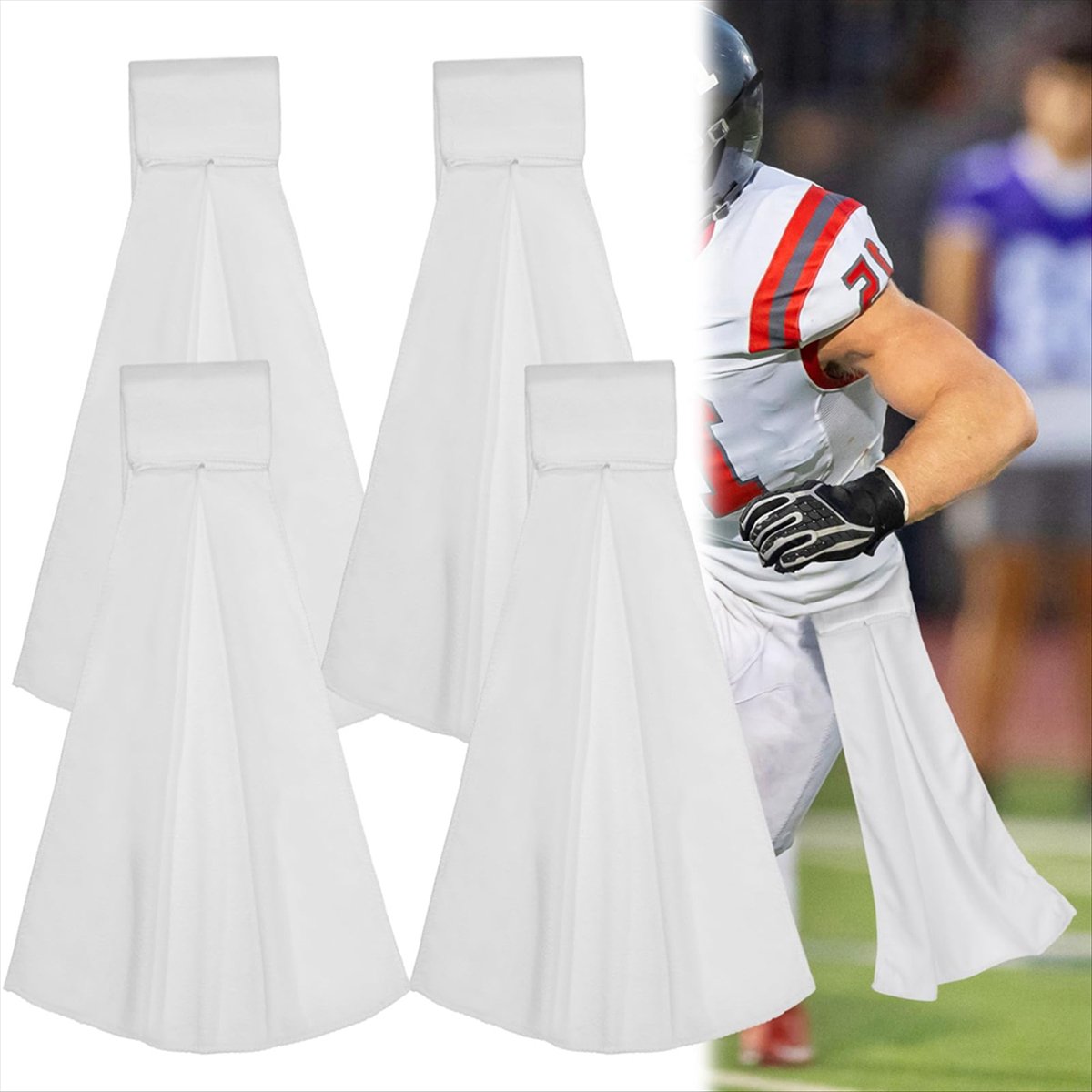 人気の4枚組フットボールタオル 高吸水性クォーターバックフッ - Golf Towel のレビューと価格