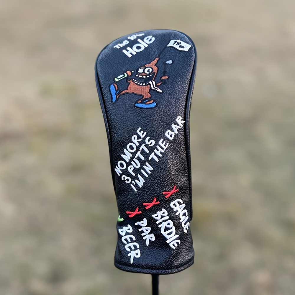 1個/4個セット 漫画風海賊柄ゴルフヘッドカバー、PU素材と - Golf Driver のレビューと価格