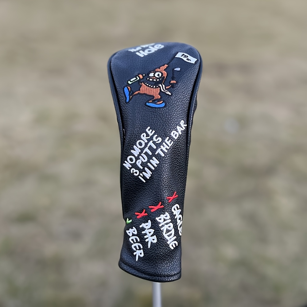 1個/4個セット 漫画風海賊柄ゴルフヘッドカバー、PU素材と - Golf Driver のレビューと価格