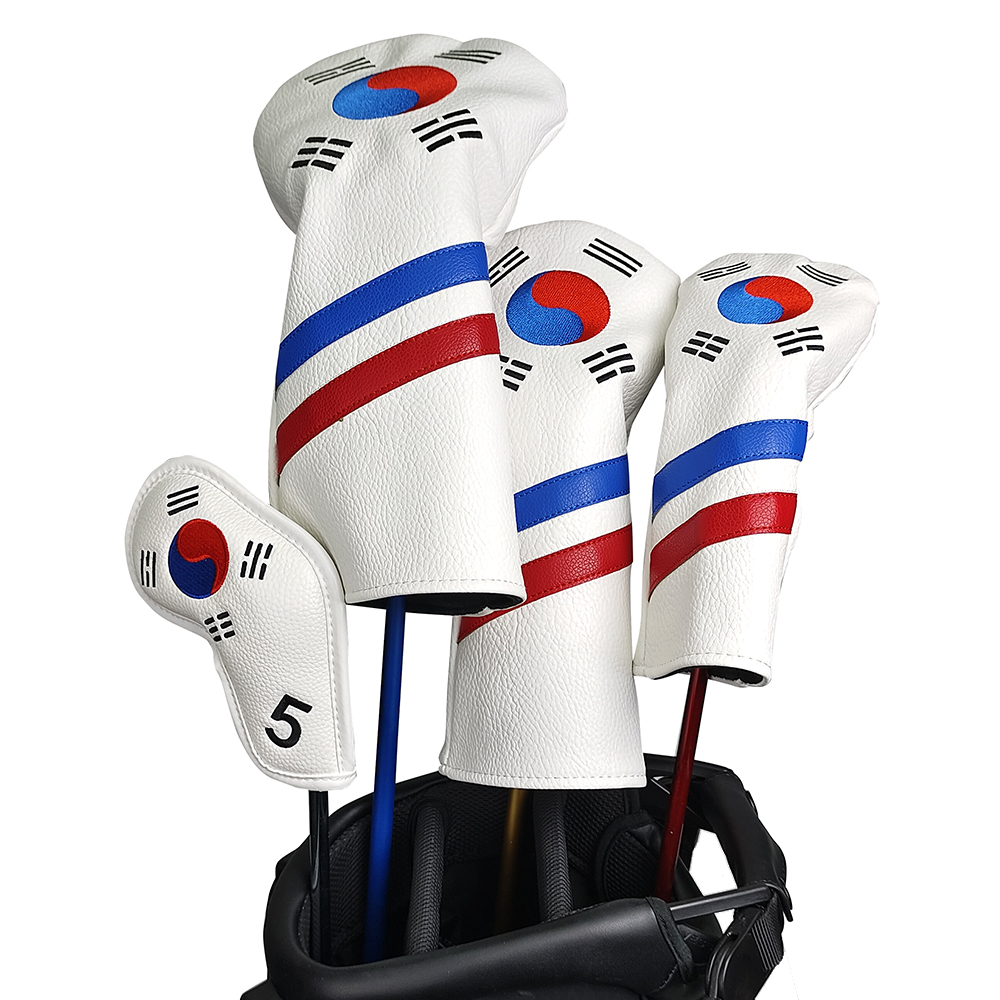 韓国愛国ゴルフヘッドカバーセット - ユニークなデザインのア - Golf Driver のレビューと価格