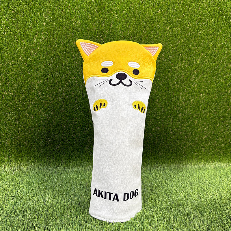 ゴルフクラブヘッドカバーセット 犬の漫画柄 ドライバー フェ - Golf Driver のレビューと価格