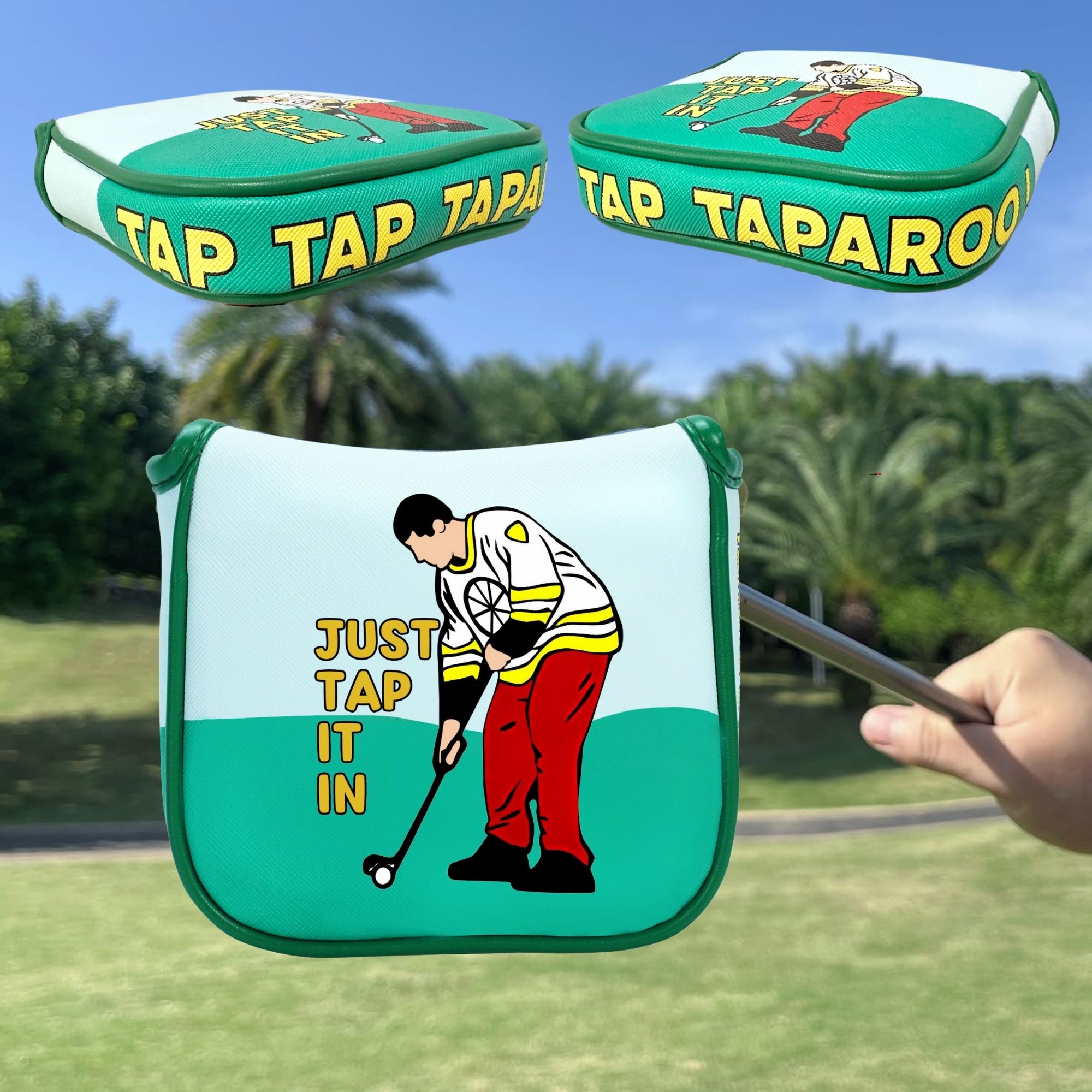 DF3用プレミアムパターカバー、スタイリッシュなカートン柄の - Golf Putter のレビューと価格