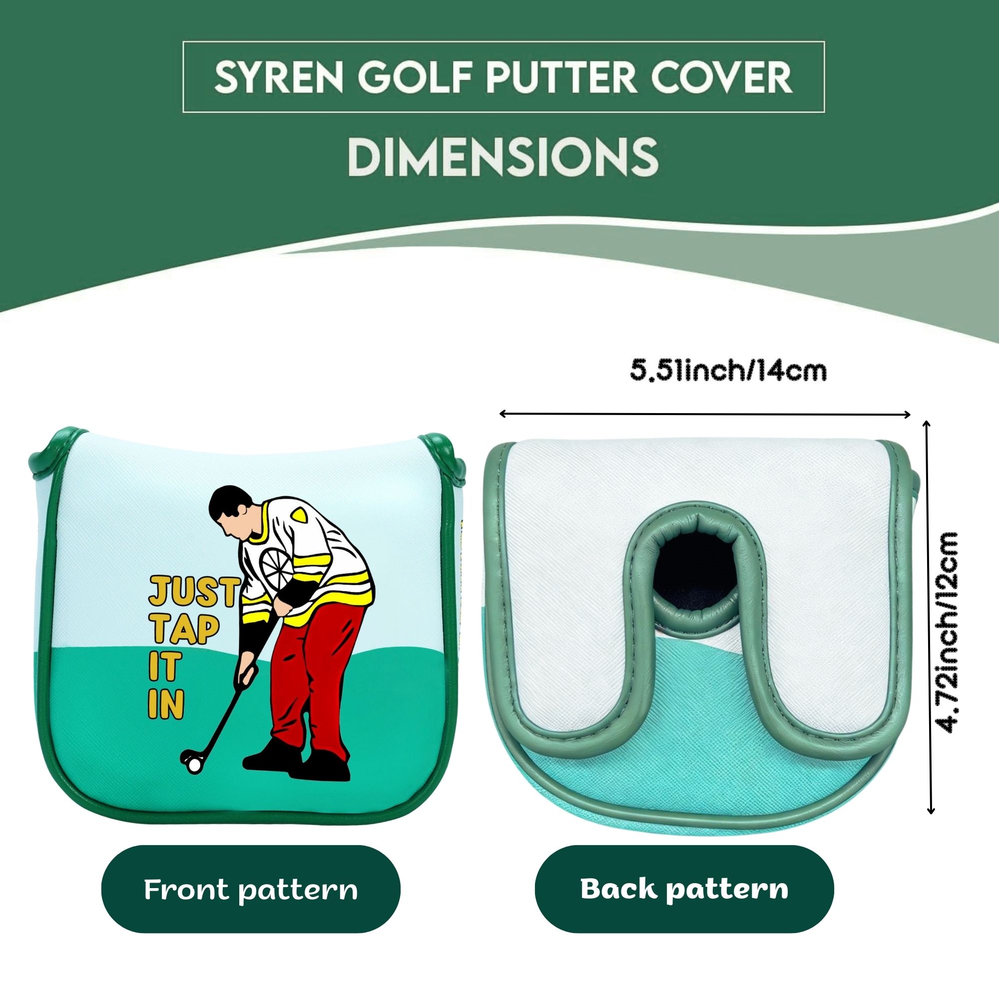 DF3用プレミアムパターカバー、スタイリッシュなカートン柄の - Golf Putter のレビューと価格