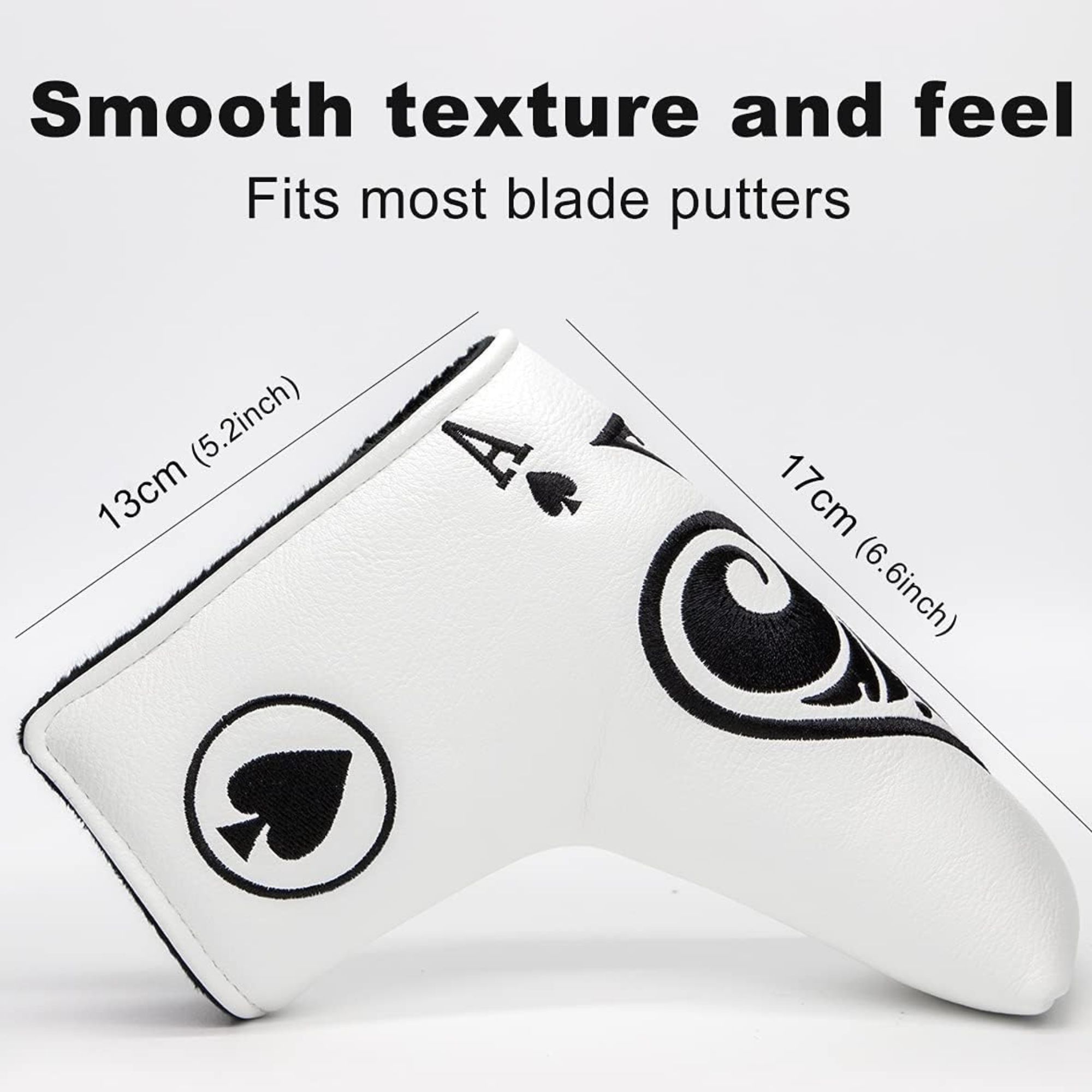 面白いゴルフパターカバーヘッドカバー、ポーカーエーススタイル - Golf Clubs のレビューと価格