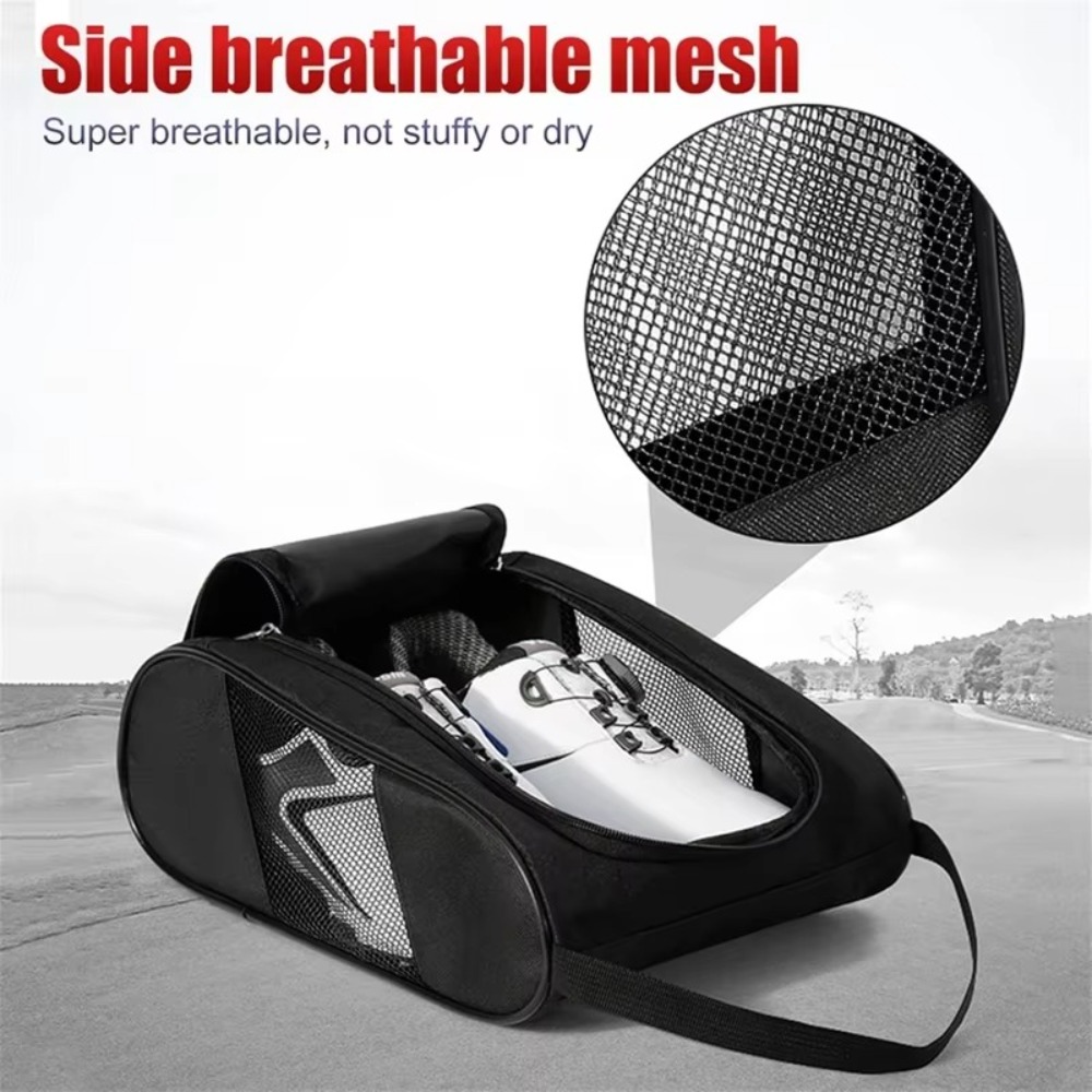 携帯用ハンドバッグ型シューズキャリア。軽量でファスナー付き。 - Golf Bag のレビューと価格