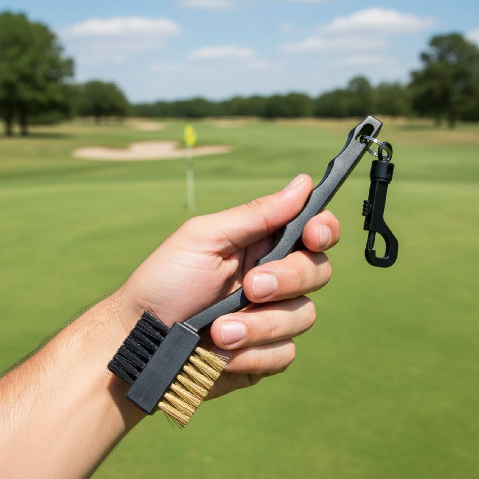 両面ゴルフクラブブラシ 丈夫で長持ちするロングハンドルゴルフ - Golf Clubs のレビューと価格