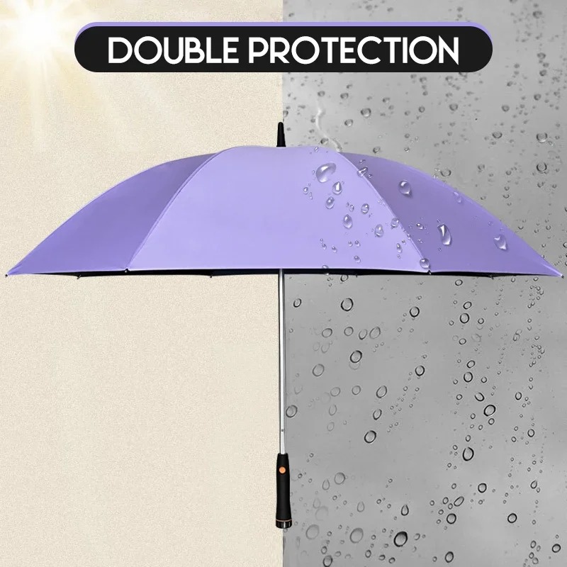 強化ロングハンドル傘、電動ファン付き大型傘、100%UVカッ - Golf Umbrella Large のレビューと価格