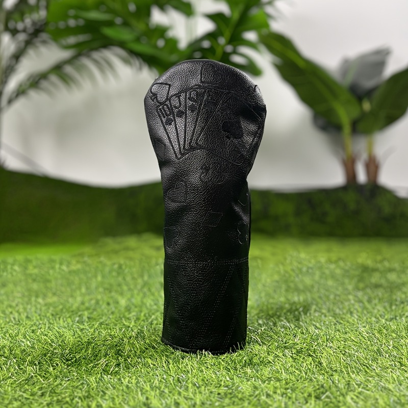 レトロブラックポーカーゴルフクラブヘッドカバー - 厚みのあ - Golf Clubs のレビューと価格