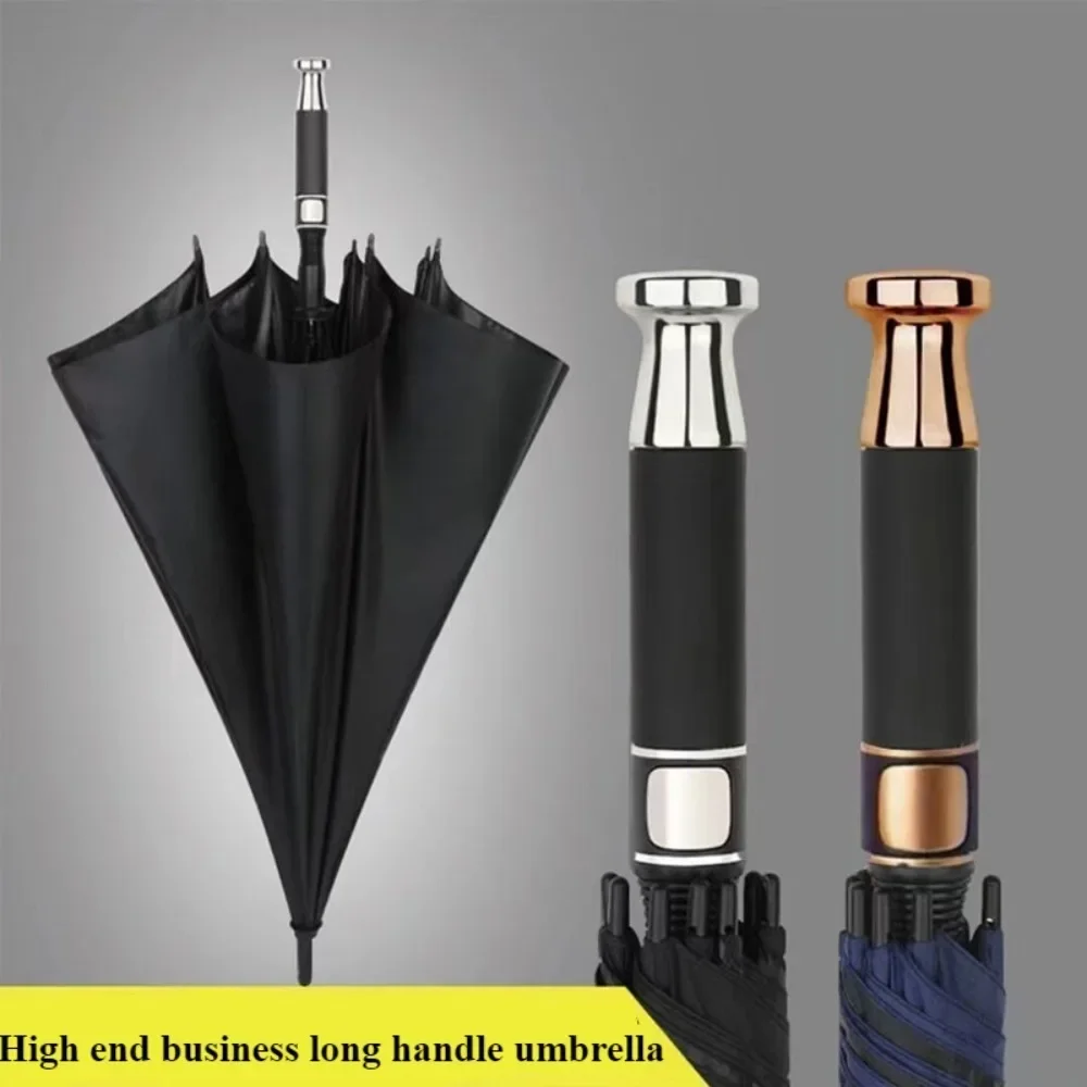 大型メンズ傘、高級ゴルフストレートポール雨傘、ロングハンドル - Golf Umbrella Large のレビューと価格