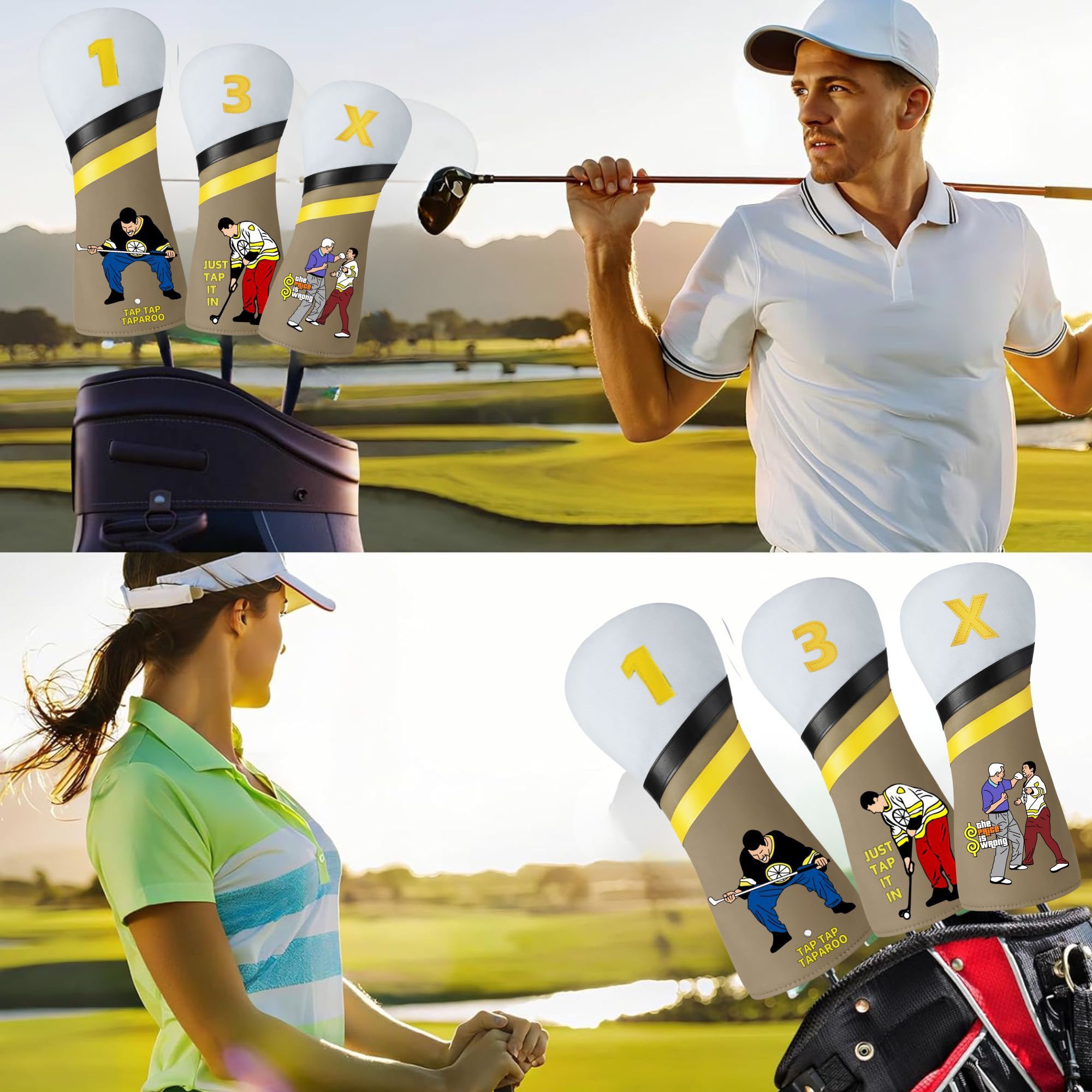 面白いハッピーギルモアゴルフクラブカバー（ドライバー、フェア - Golf Driver のレビューと価格