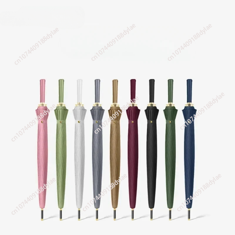 ロングハンドルビッグビジネス傘品質 24 骨雨風耐性日傘旅行 - Golf Umbrella のレビューと価格